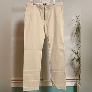 J crew stretch men’s chinos sand w32
